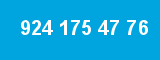 924 175 47 76 924 175 47 76